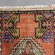 Small Vintage Turkish Rug 102x48 cm, Short Runner, Tribal, Shabby, Mini Carpet