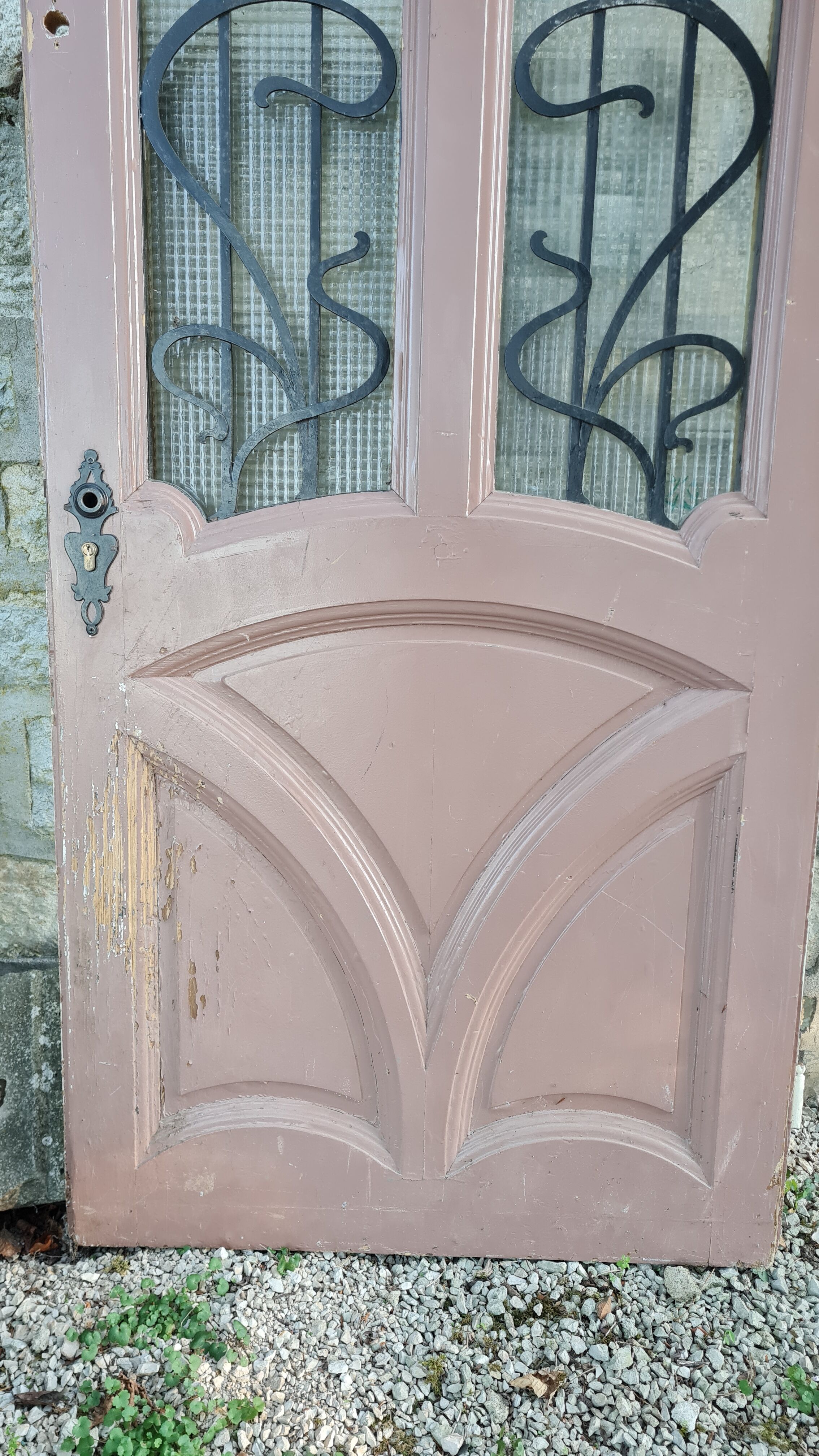 Porte d'entrée époque Art nouveau