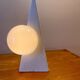 Lampe pyramide vintage en céramique et verre de Massive Lighting, 1980s