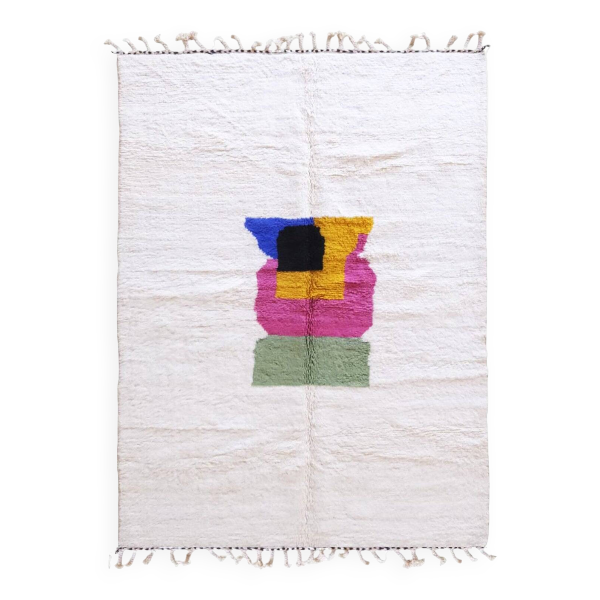 Tapis beni ouraine en laine 150 x 259 cm