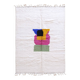 Tapis beni ouraine en laine 150 x 259 cm