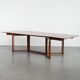 Beautiful and extendable Art Deco design dining table for 6 to 8 people