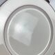 Lot de 6 assiettes plates Villeroy & boch, liseré bordeaux / violet, XXe