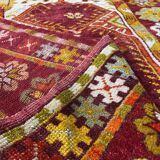 Antique turkish handmade rug, wool rug, anatolian  rug, 144 x 95 cm