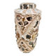 Vintage ceramic stones vase ''Mixed minerals''