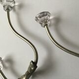Pair of patères tip diamond shape
