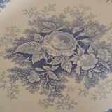 Salad bowl in iron earth Sarreguemines U & C model "Planter"