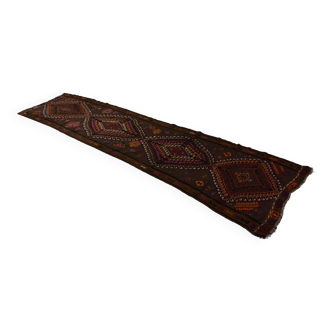 Tapis kilim anatolien fait main 435 cm x 115 cm