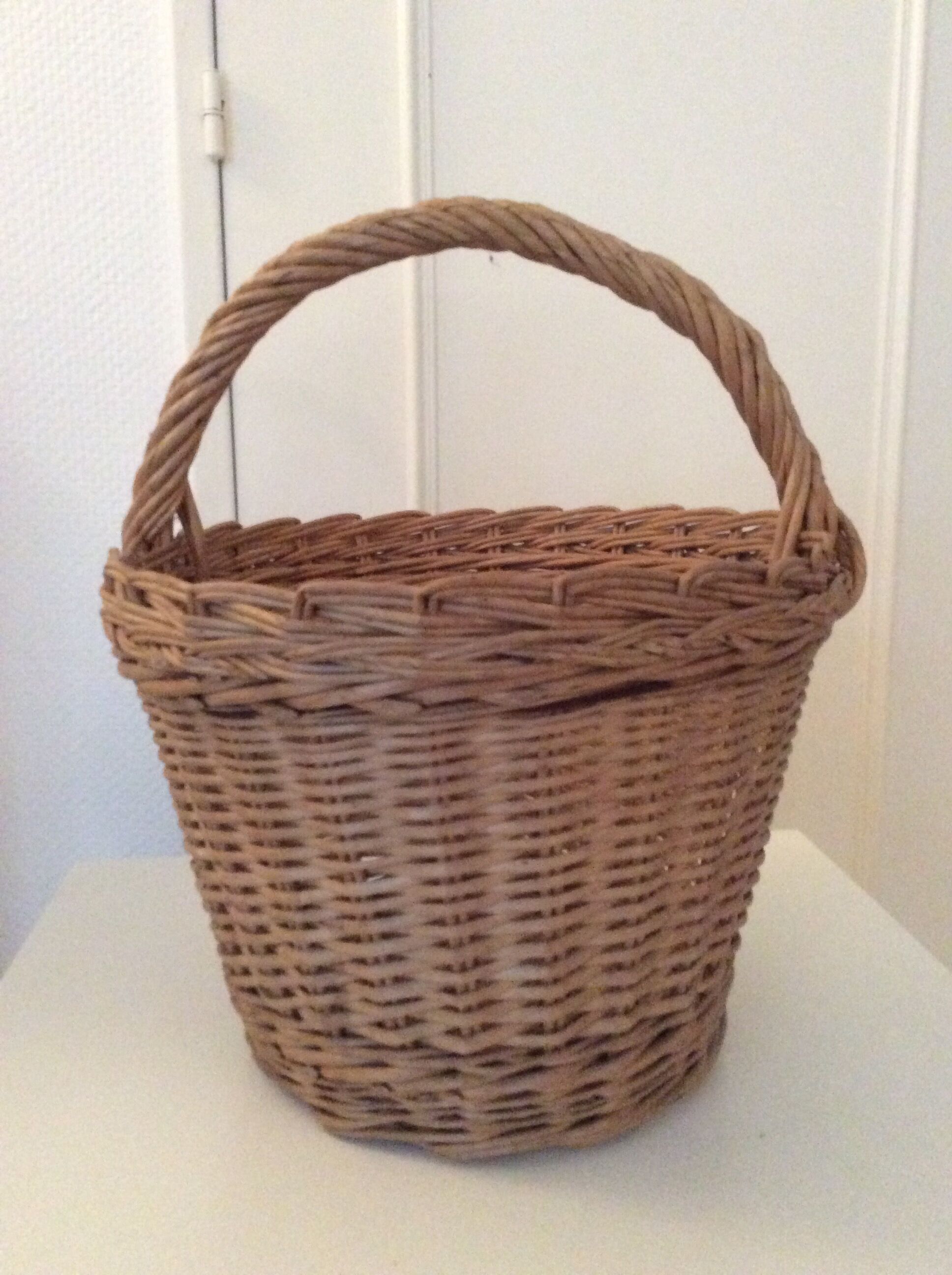 Antique wicker basket
