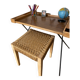 Vintage folding desk in wood and metal – 1960s