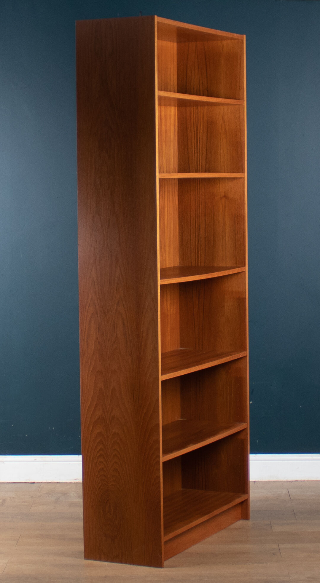 Retro Teak 1960s Danish Full Size Bookcase Shelves