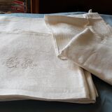 8 monogrammed towels