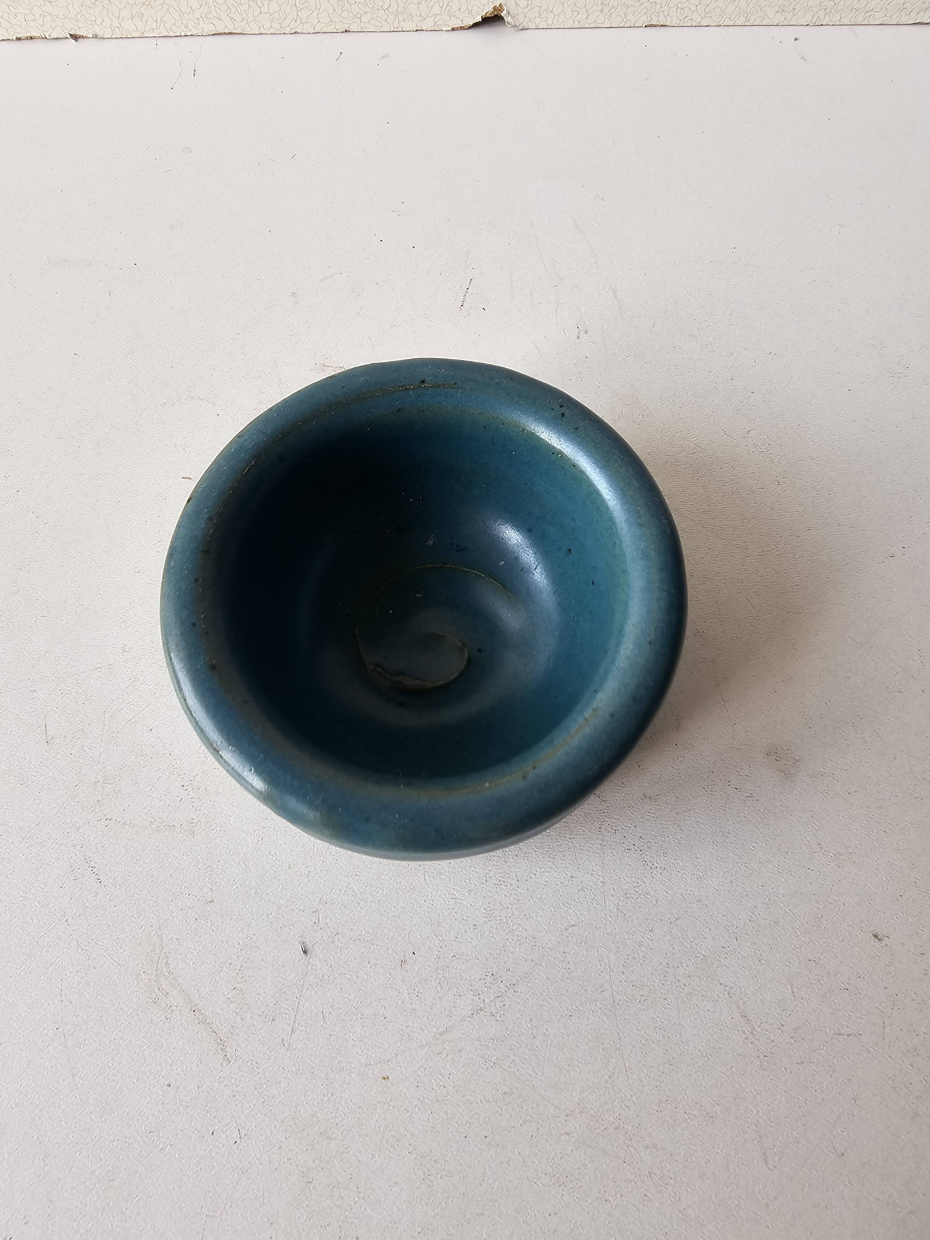 Ceramic stoneware ashtray Signed Gérald Pott