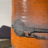 Raku vase / signed ceramic / handmade pottery