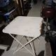 Table pliante en fer