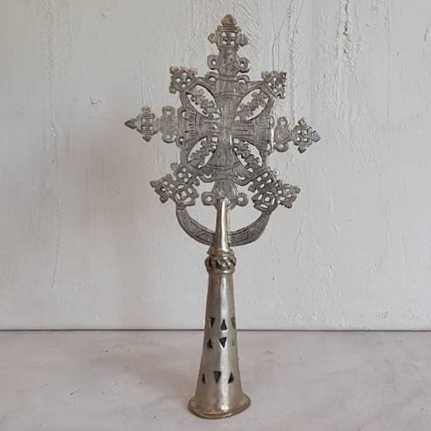 Ethiopian Coptic processional cross
