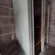 Old 2-door bookcase with chalk paint blue patina