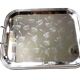 Rectangular polished iron electroplated tray