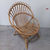 Rattan armchair