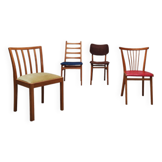 4 chaises mid century