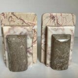 Pair of marble bookends