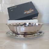 Guy Degrenne 18/10 stainless steel sauceboat, Régence collection