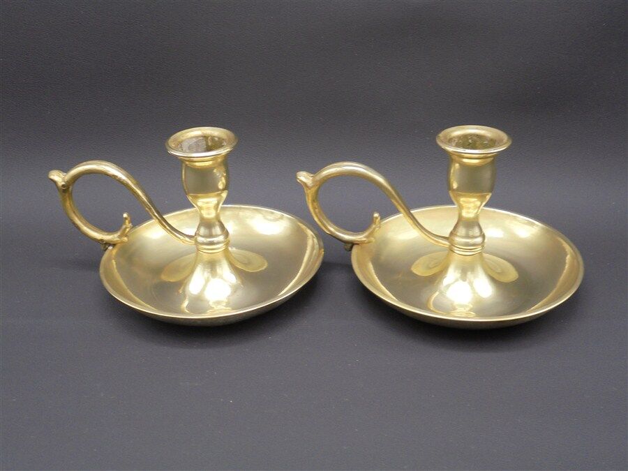 Brass candlestick