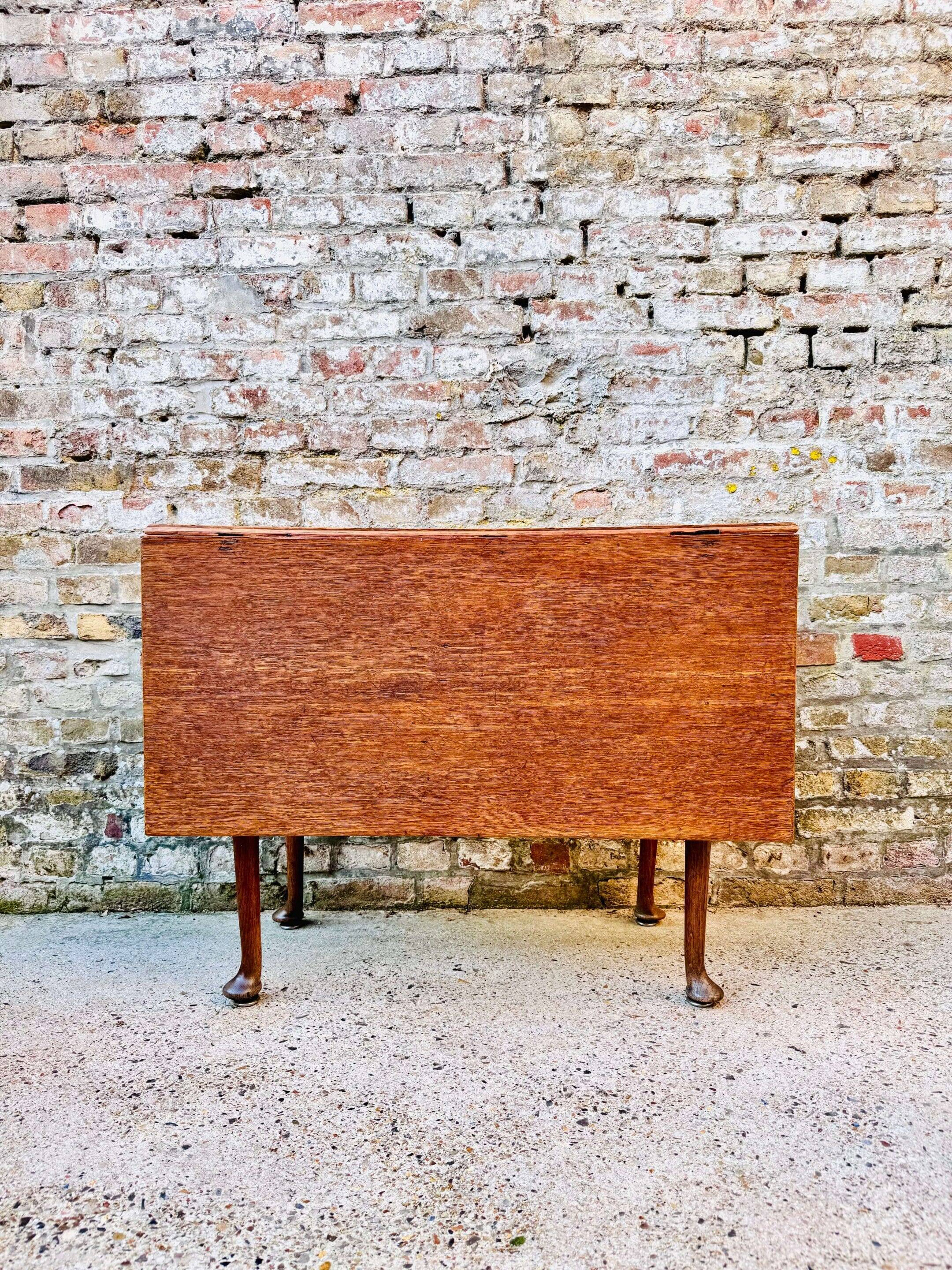 1900 George III solid oak table