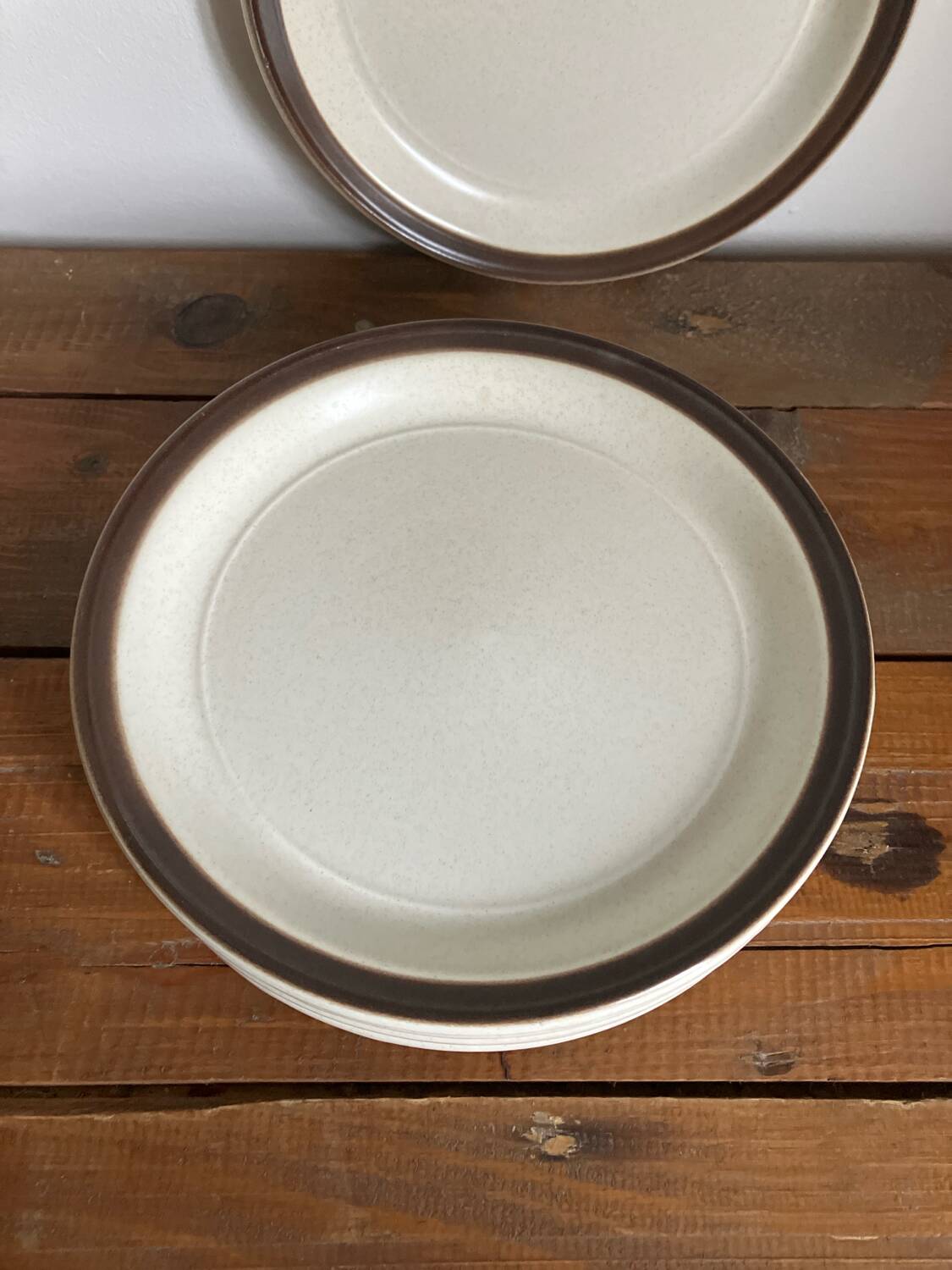 6 England dessert plates