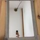 Miroir rectangulaire verre biseauté gris 55 x 80 cm