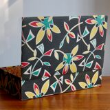 1950s fabric sewing box
