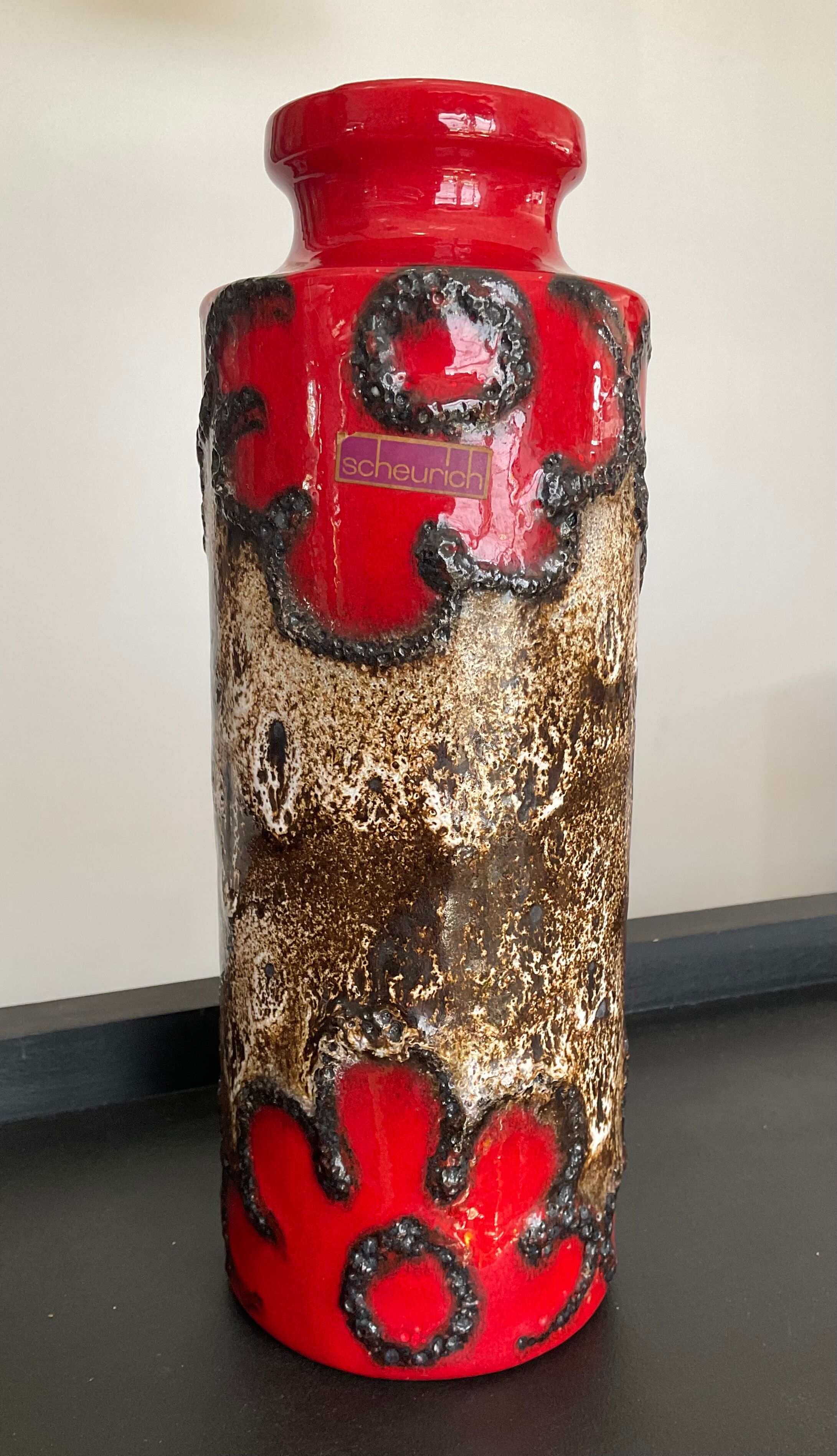 Vintage Scheurich vase from the 60s-70s