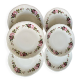 Gien flower plates