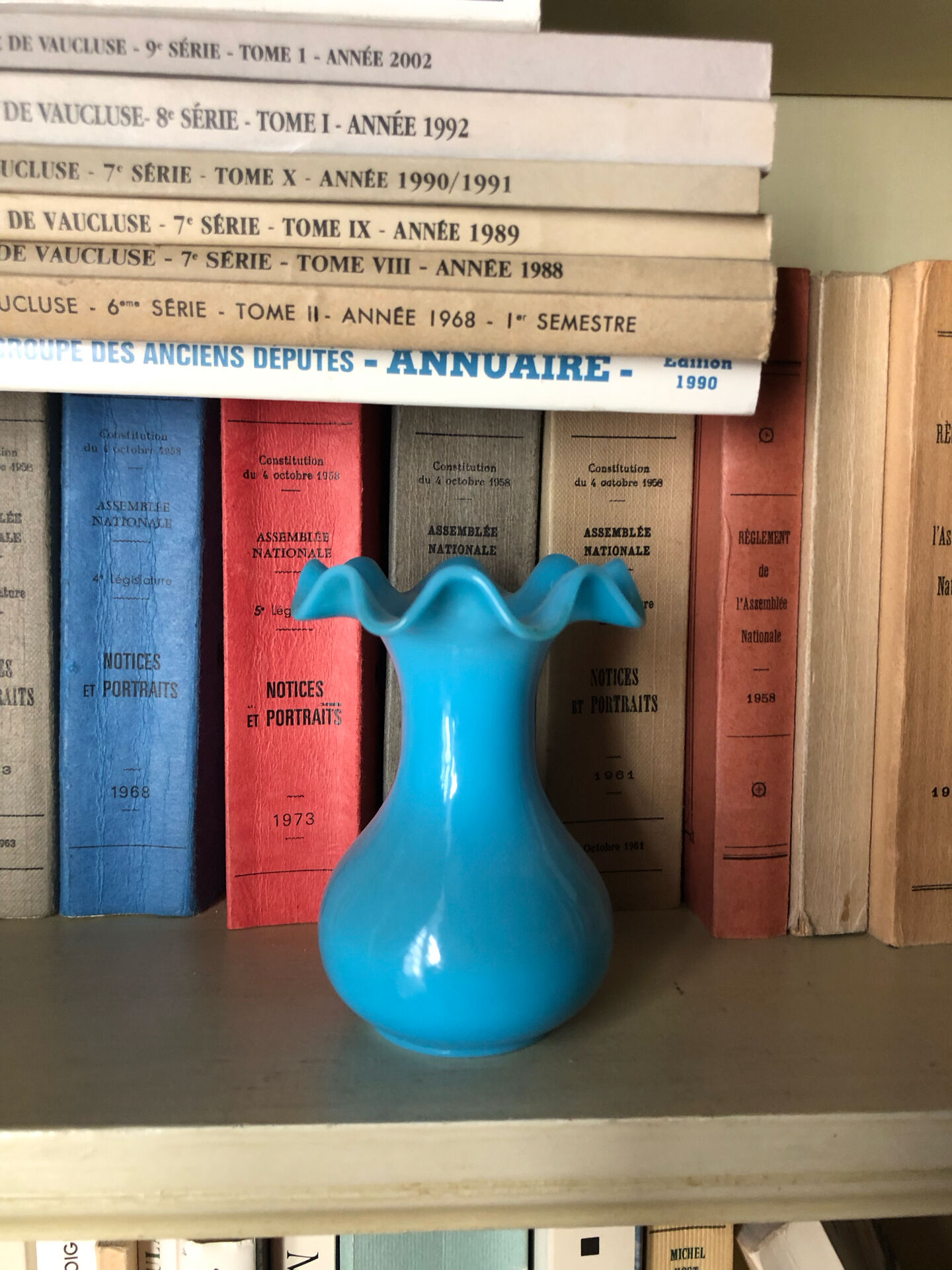 Soliflore / small blue vase