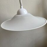 Suspension of the 80s in perforated white metal