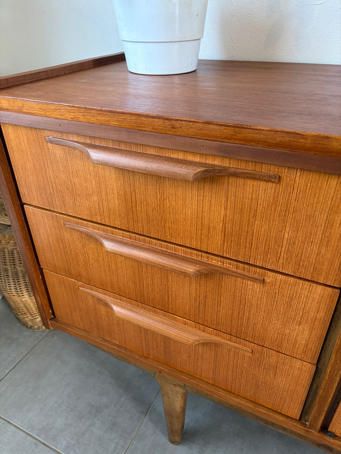 Vintage Scandinavian teak sideboard