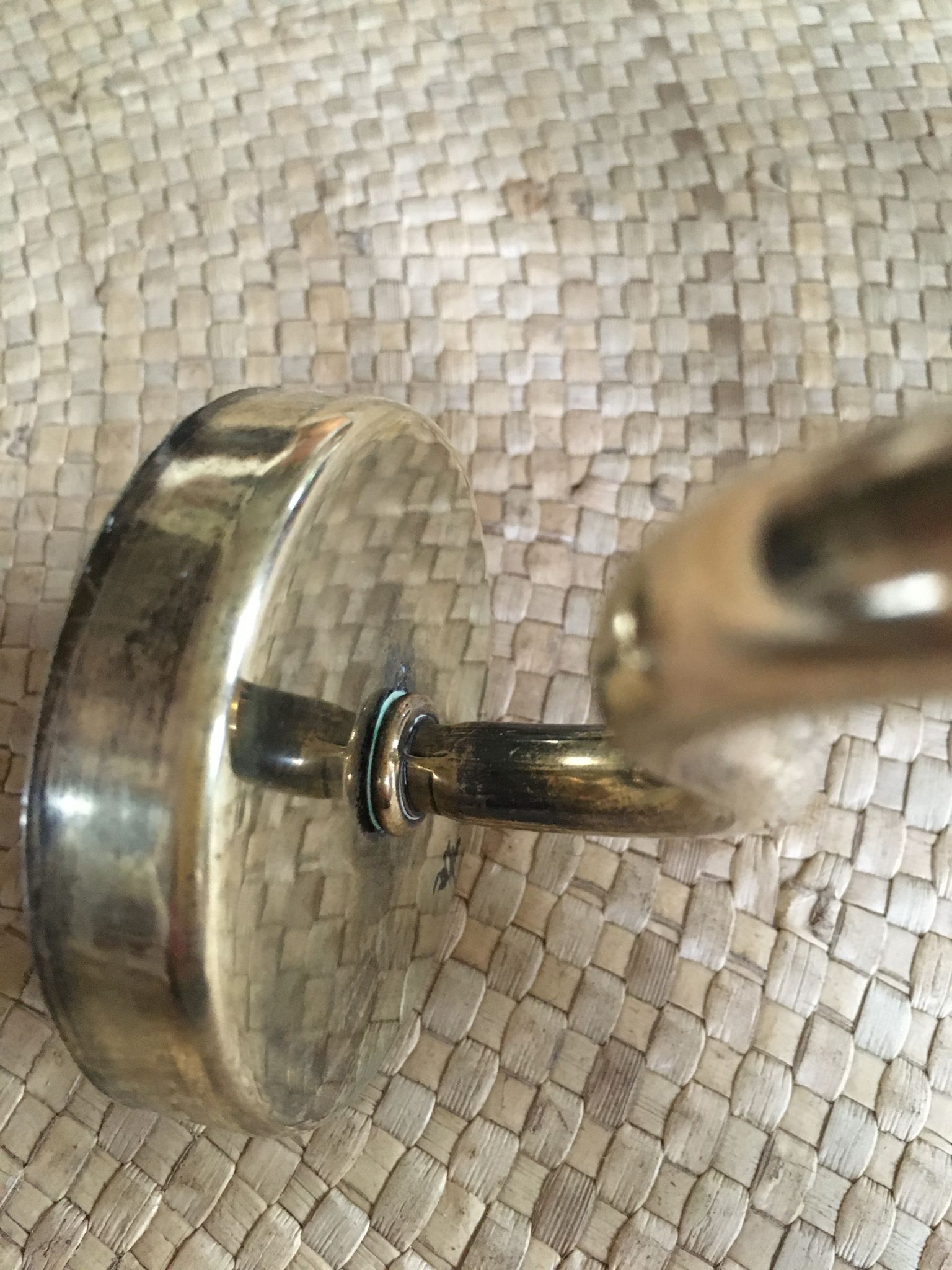 Swan neck sconce