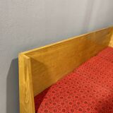 Mid-century folding sofa bed by Drevotvar, 1970s, Czechoslovakia