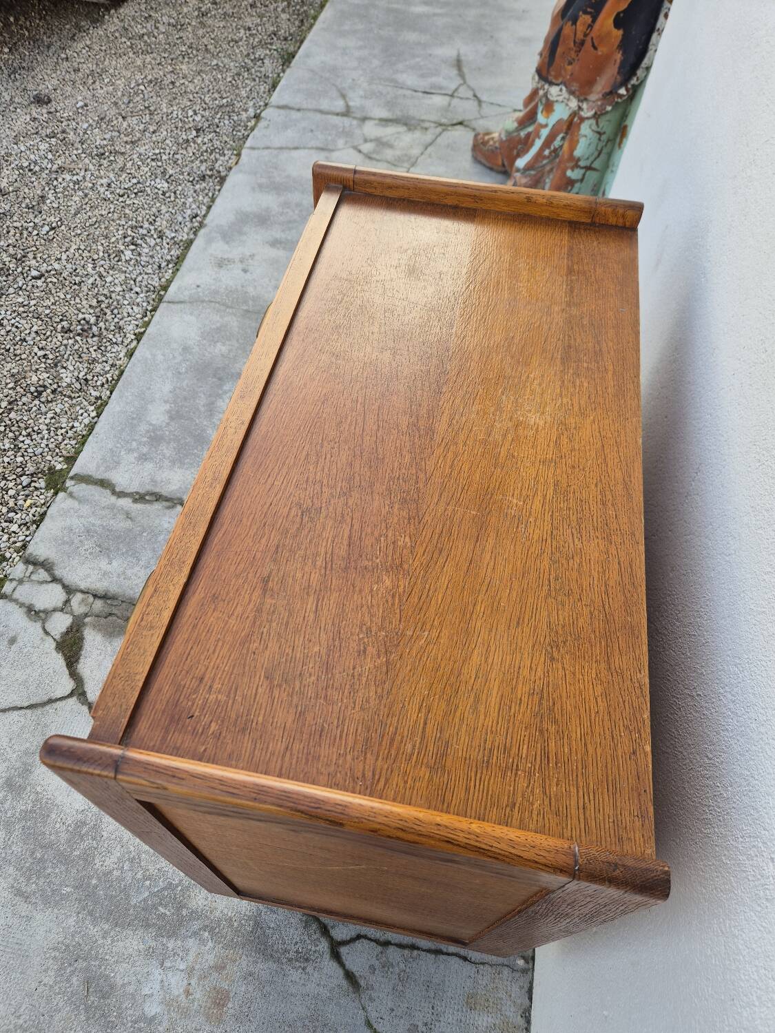 Commode vintage design pieds compas 1950s