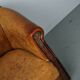 Vintage dutch cognac colored leather club chair
