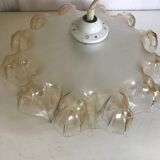 Vintage glass pendant lamp