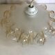 Vintage glass pendant lamp