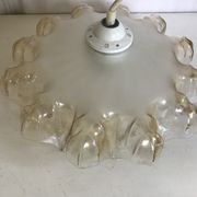 Vintage glass pendant lamp