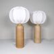 Pair of Midcentury porcelain lamps by Olle Alberius, Rorstrand, Sweden, 1960s.