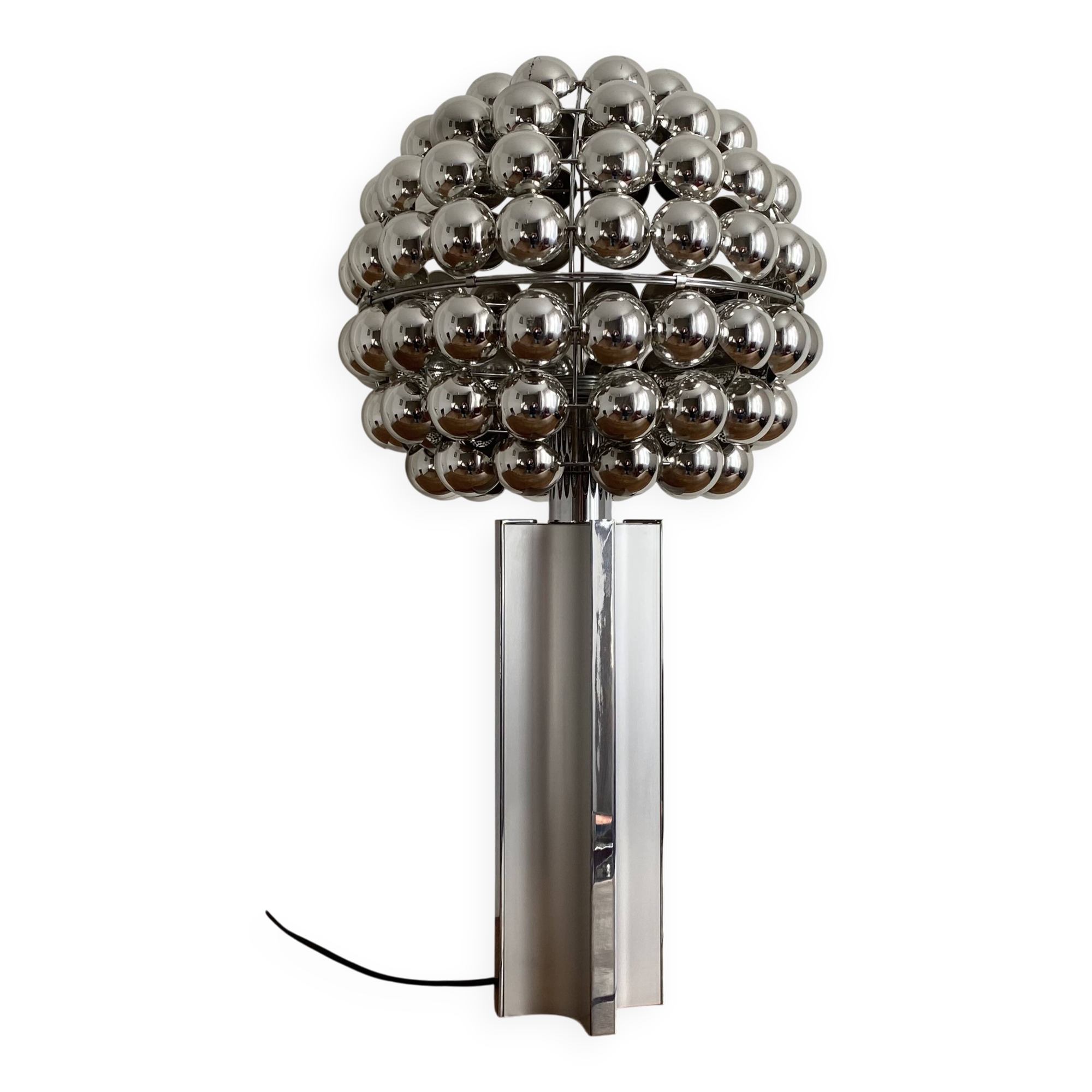 Large kinetic lamp, space age. 1970.