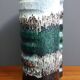 Green and white floor vase by Dumler & Breiden 1970s
