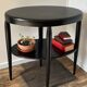 Gueridon console bois noir art déco