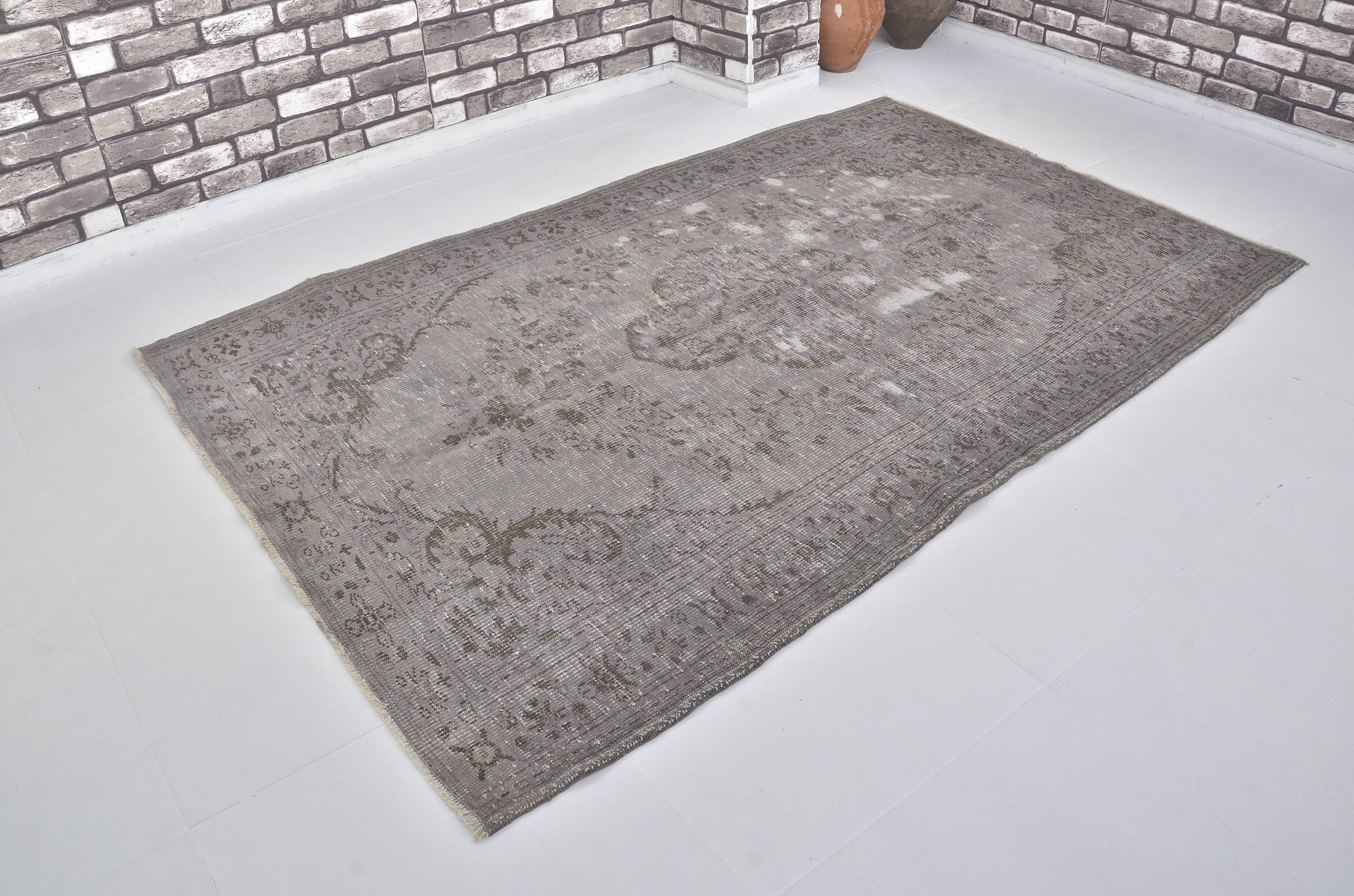 Grey Handknotted Area Rug sku 1510