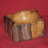 Vide poche vintage en faux bois
