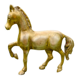 Brass horse